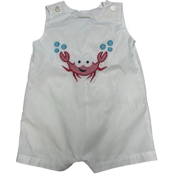Candyland Size 18 Mo Crab Jon Jon One Piece Boys Summer Outfit - Picture 1 of 3